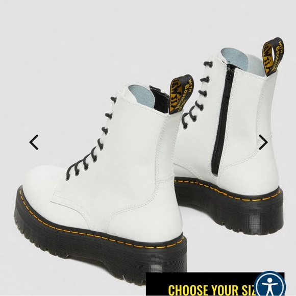 Doc martens white Jaydon size 7 - Picture 8 of 11